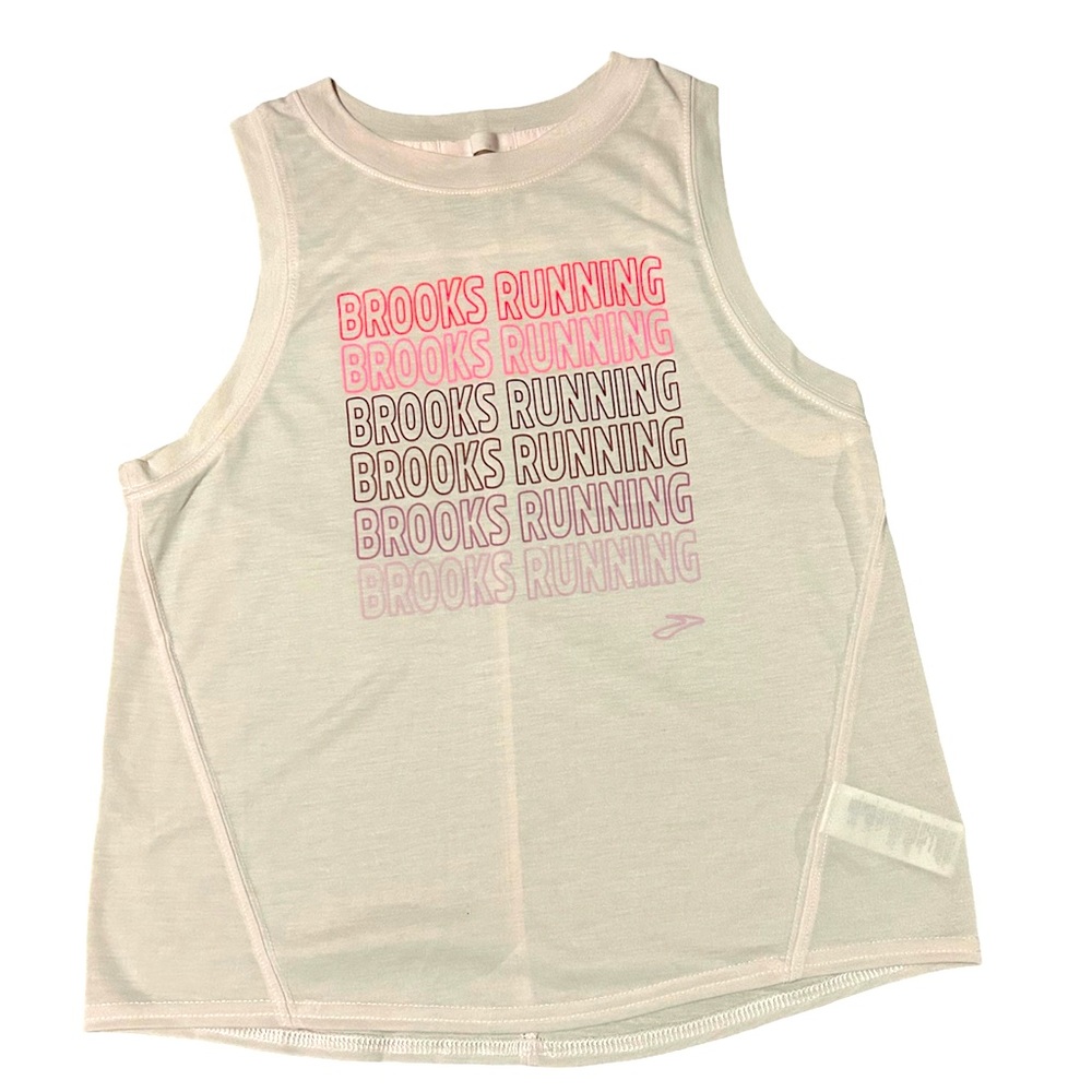 Brooks distance graphic muscle tank. BNWT. XS